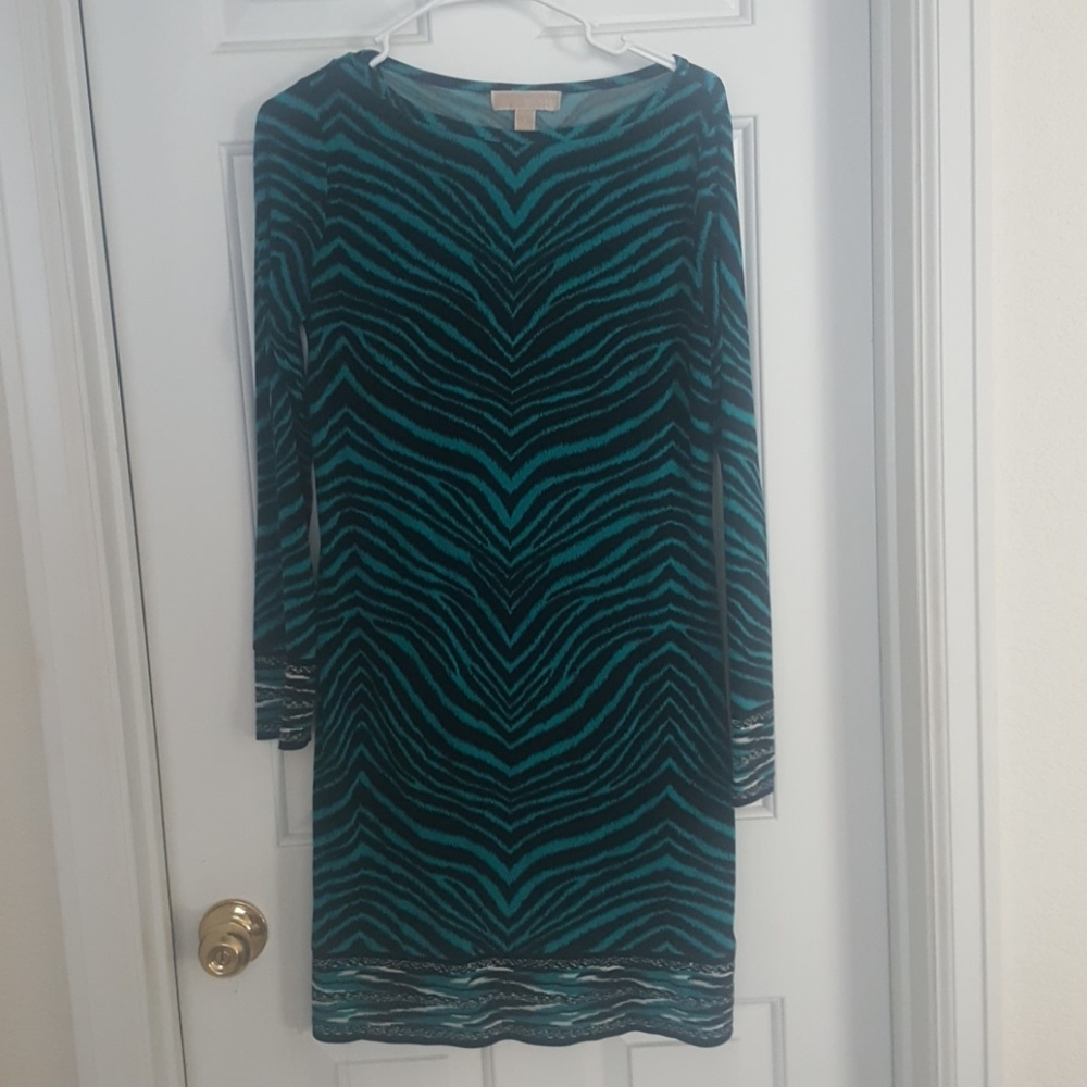 Black and green Michael Kors dress